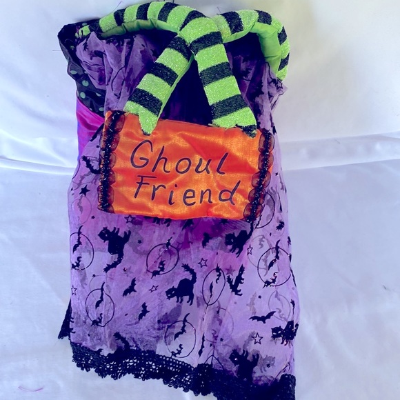 NWOT Classic Elegant Beautiful  Unique Chair Cover Halloween Decoration Purple - Picture 10 of 14